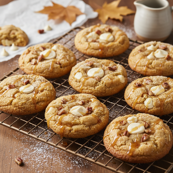 Maple Bliss White Chocolate Cookies recipe