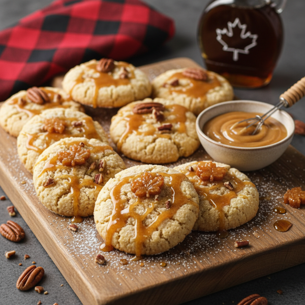 Maple Butter Canadian Shortbread Cookies recipe