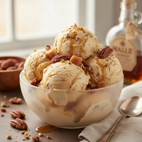 Maple Butter Pecan Delight Ice Cream recipe