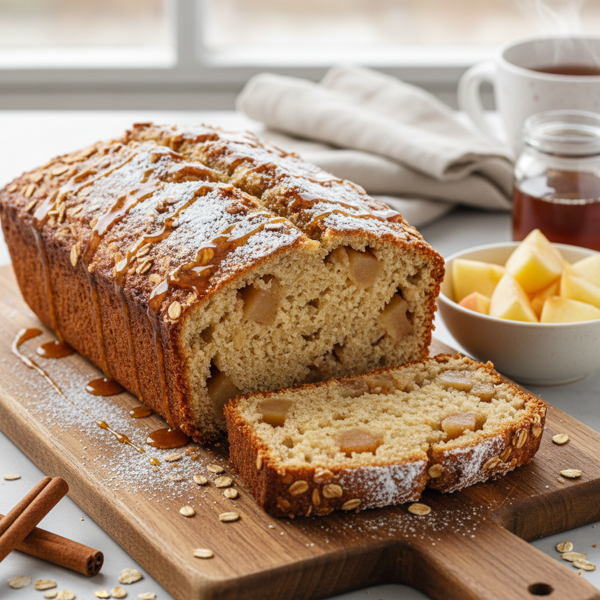 Maple Cinnamon Apple Oat Bread recipe