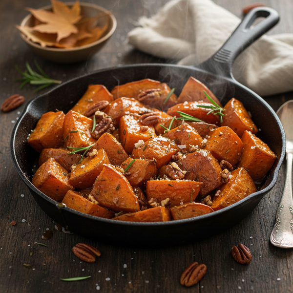 Maple Glazed Sweet Potato Delight recipe