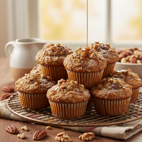 Maple Nut Bran Muffins recipe