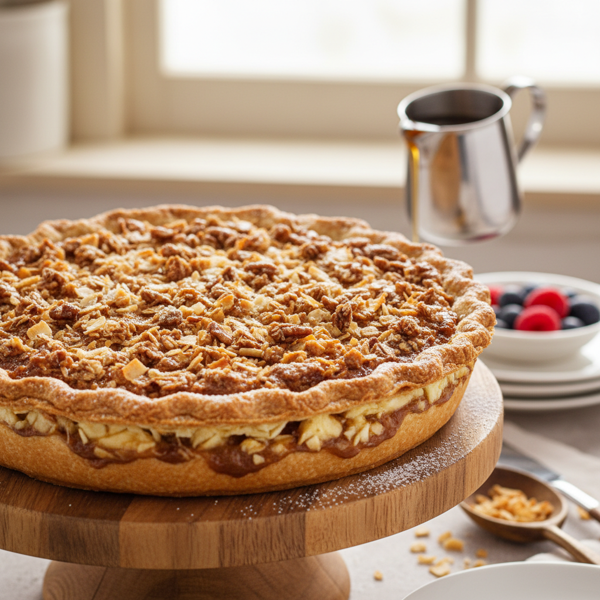 Maple Oat & Coconut Delight Pie recipe