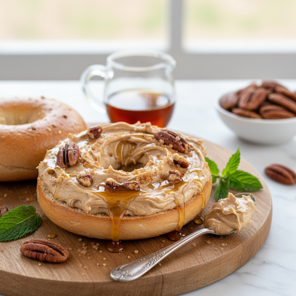 Maple Pecan Delight Bagel Spread recipe