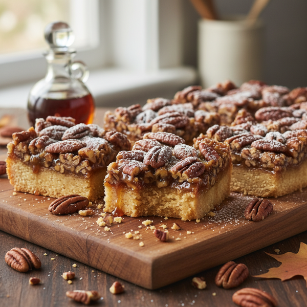 Maple Pecan Delight Bars recipe