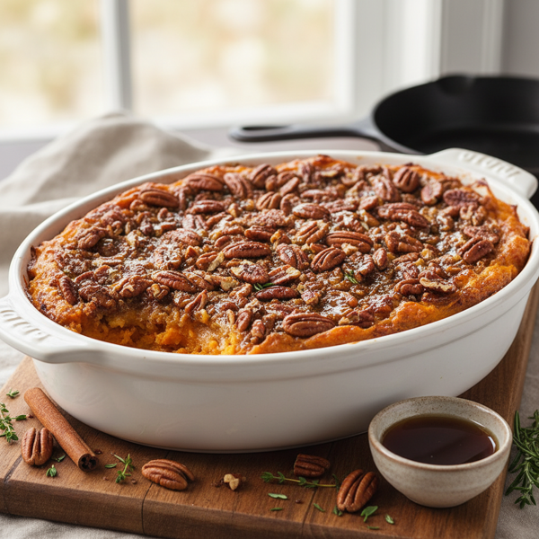 Maple Pecan Sweet Potato Bake recipe