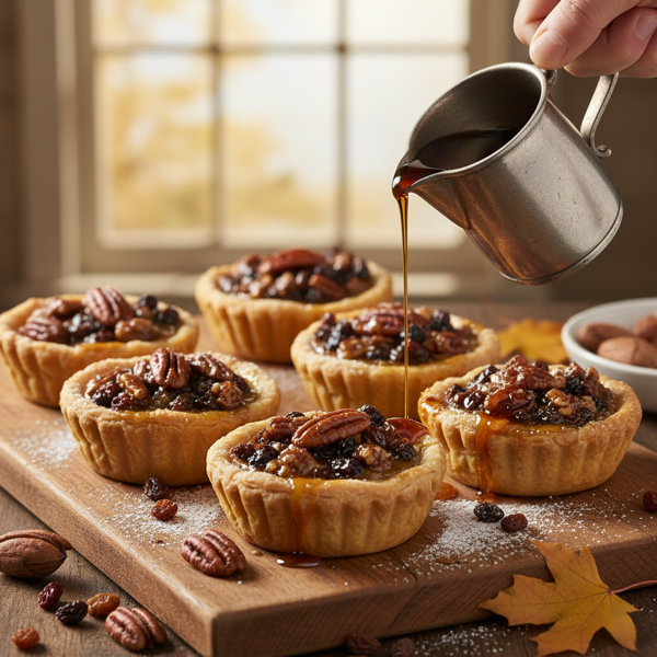Maple Raisin Pecan Butter Tarts recipe