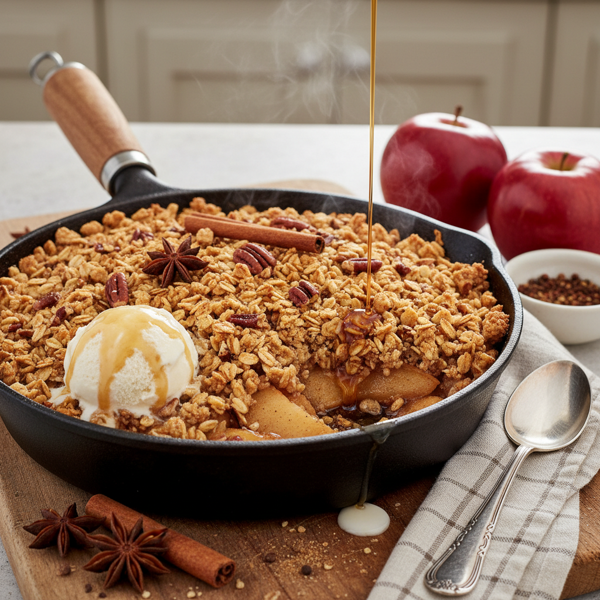 Maple Spiced Apple Crisp Delight recipe