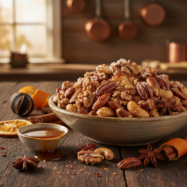 Maple Spiced Nut Medley recipe
