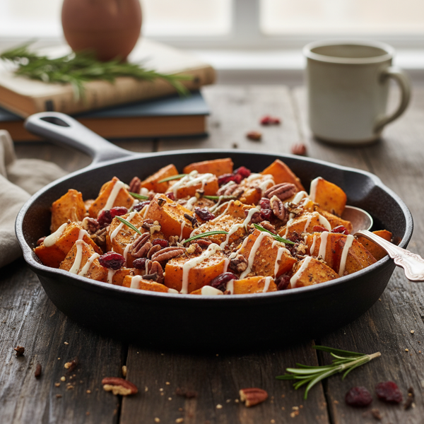 Maple & Spice Sweet Potato Delight recipe