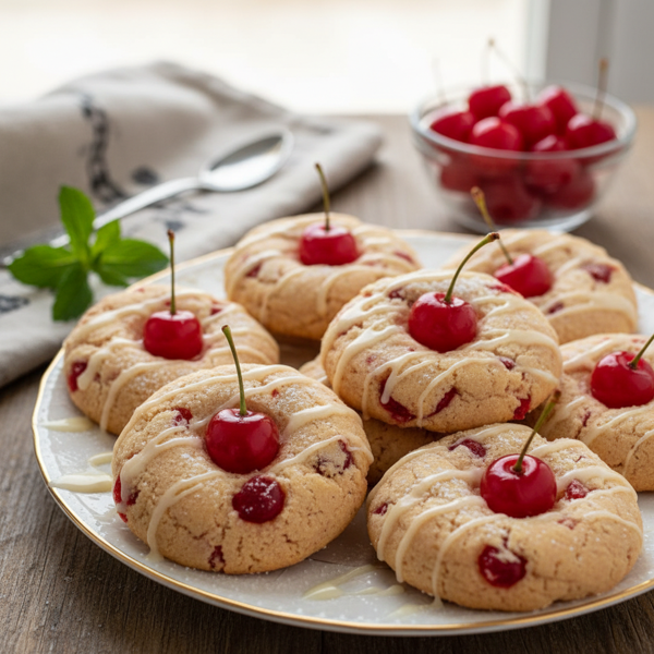 Maraschino Butter Bliss Cookies recipe