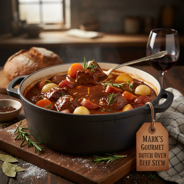 Mark's Gourmet Dutch Oven Beef Stew recipe