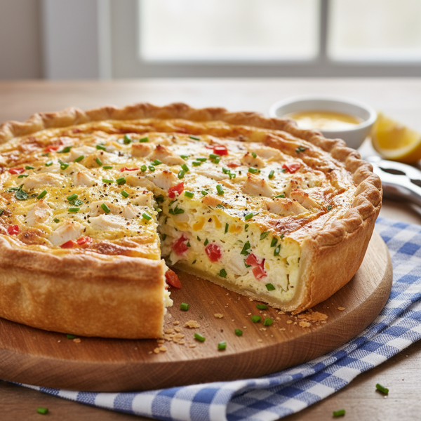 Maryland-Style Crab Quiche recipe