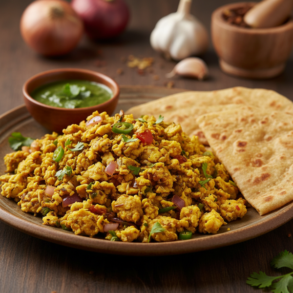 Masala Bhurji (Indian Spiced Scrambled Eggs) recipe