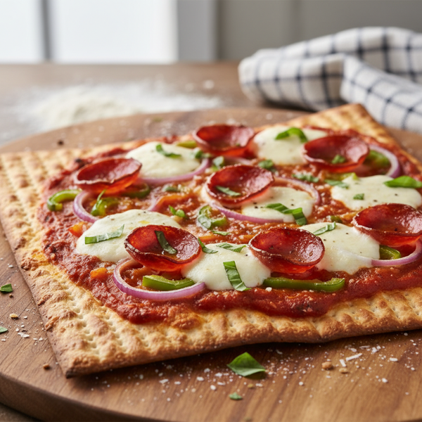 Matzo Crust Pizza recipe