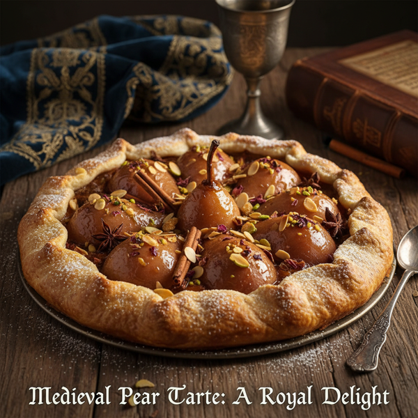 Medieval Pear Tarte: A Royal Delight recipe
