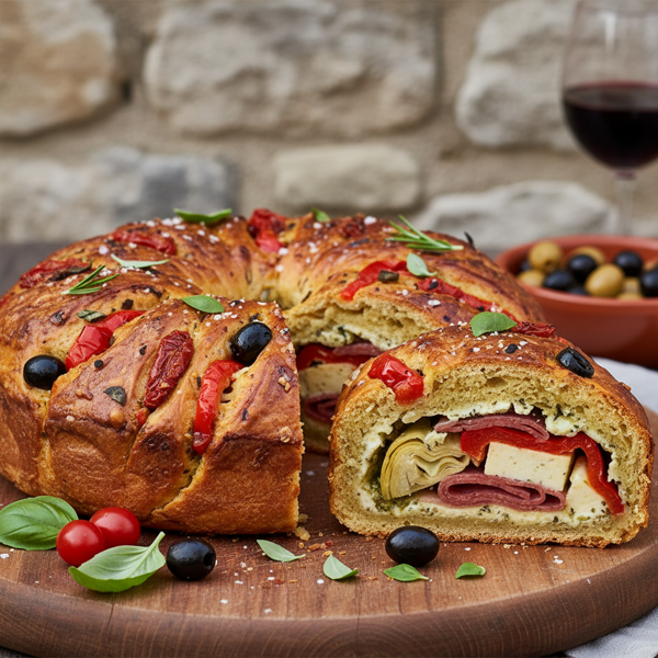 Mediterranean Antipasto Loaf recipe
