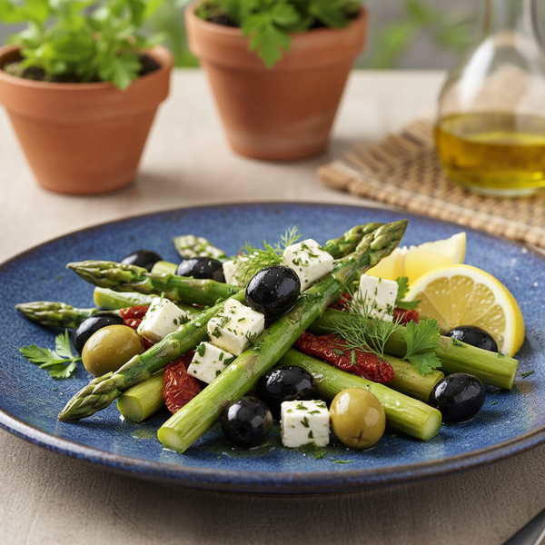 Mediterranean Asparagus and Olive Delight recipe