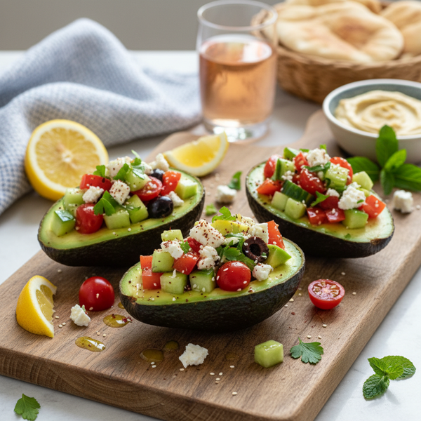 Mediterranean Avocado Boats recipe