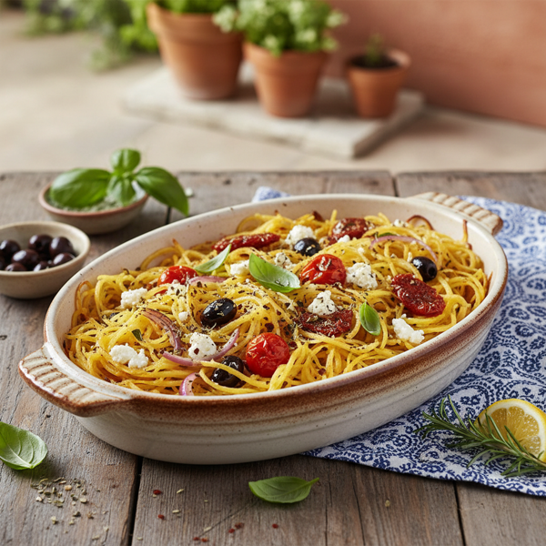 Mediterranean Baked Spaghetti Squash recipe