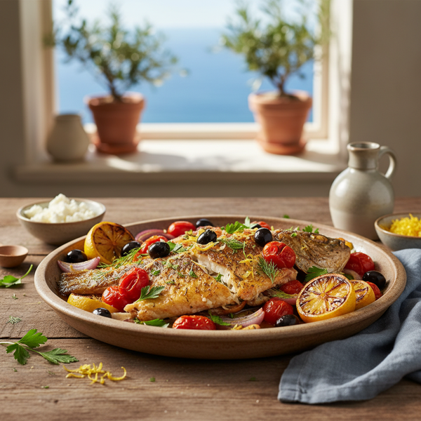 Mediterranean Baked Tilapia recipe