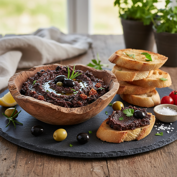 Mediterranean Black Olive Tapenade recipe