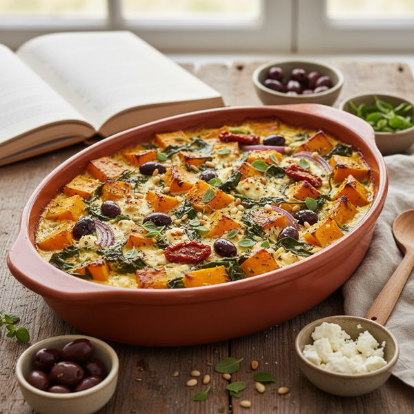 Mediterranean Butternut Squash Bake recipe