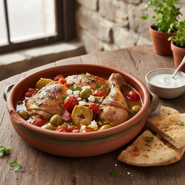 Mediterranean Chicken Delight Stew recipe