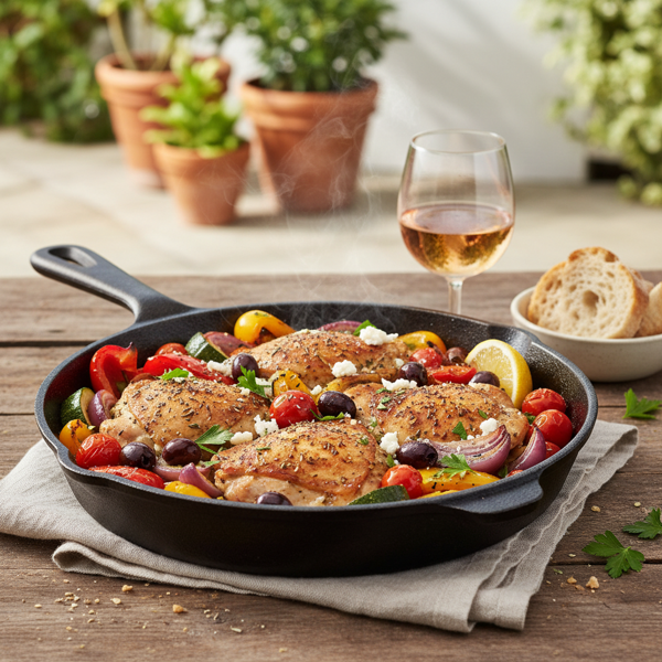 Mediterranean Chicken Skillet recipe
