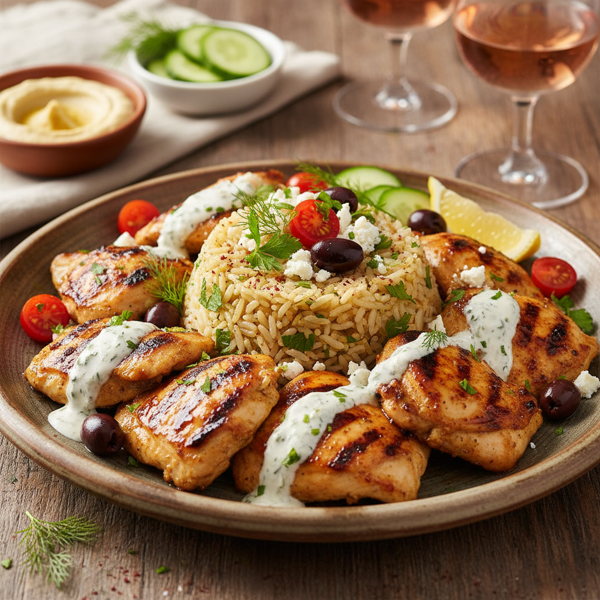 Mediterranean Chicken & Rice Delight recipe