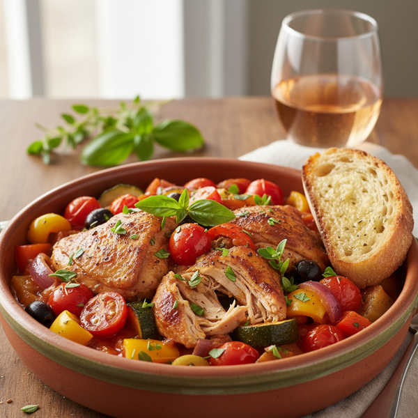 Mediterranean Chicken & Vegetable Stew recipe