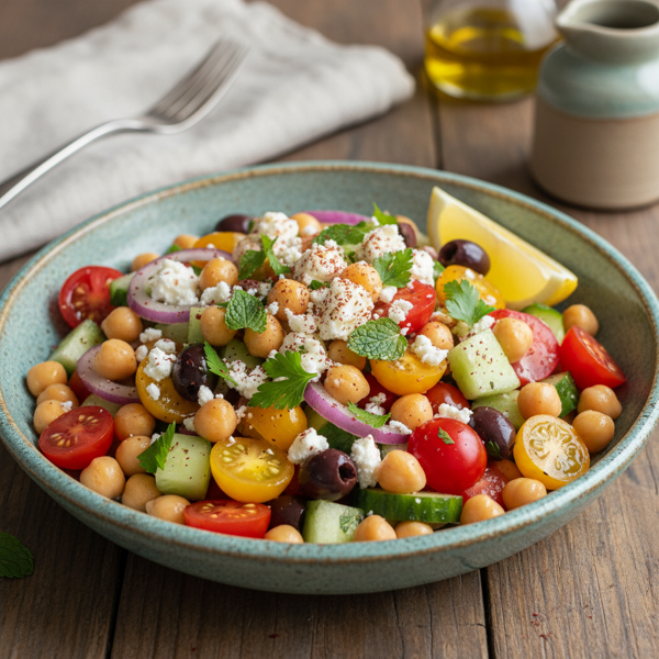 Mediterranean Chickpea Salad recipe