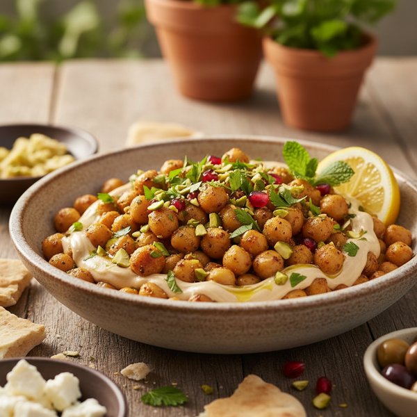 Mediterranean Chickpea and Tahini Delight recipe