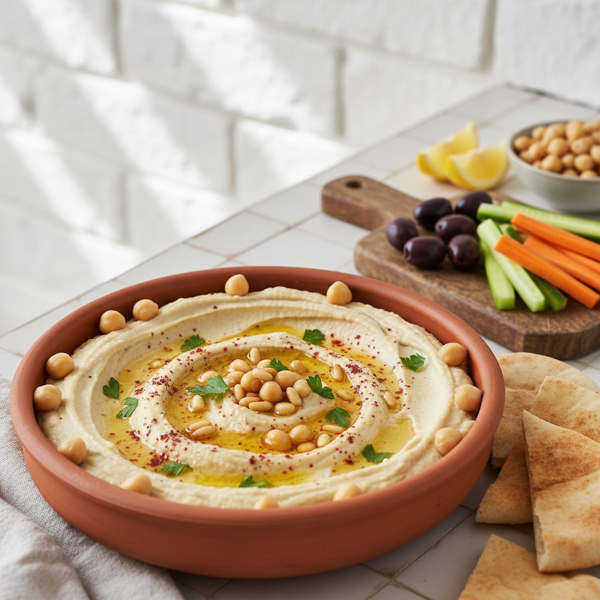 Mediterranean Chickpea and Tahini Dip recipe