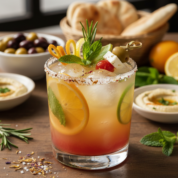 Mediterranean Citrus Bliss Cocktail recipe
