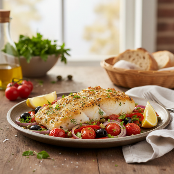 Mediterranean Cod Delight recipe