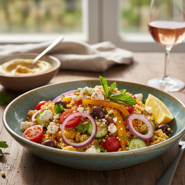 Mediterranean Couscous Delight Salad recipe