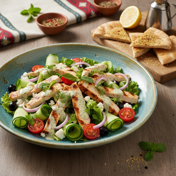 Mediterranean Delight Chicken Salad recipe