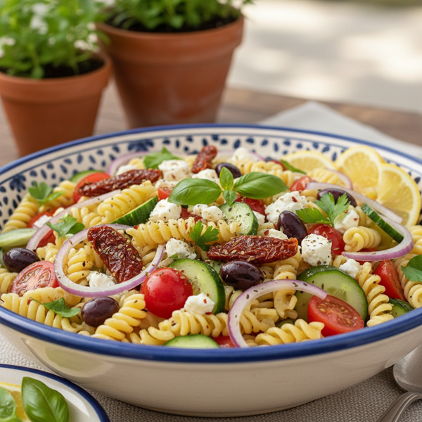 Mediterranean Delight Pasta Salad recipe