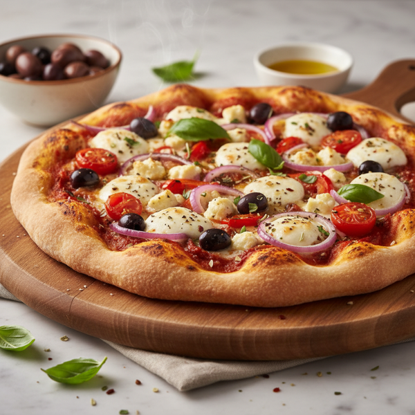 Mediterranean Delight Pizza recipe