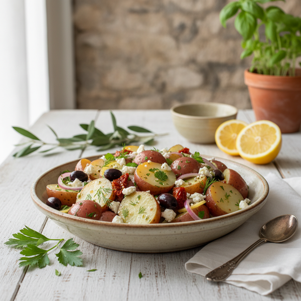 Mediterranean Delight Red Potato Salad recipe