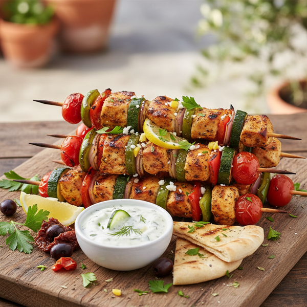 Mediterranean Delight Skewers recipe