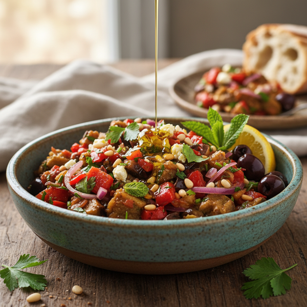 Mediterranean Eggplant Caviar recipe