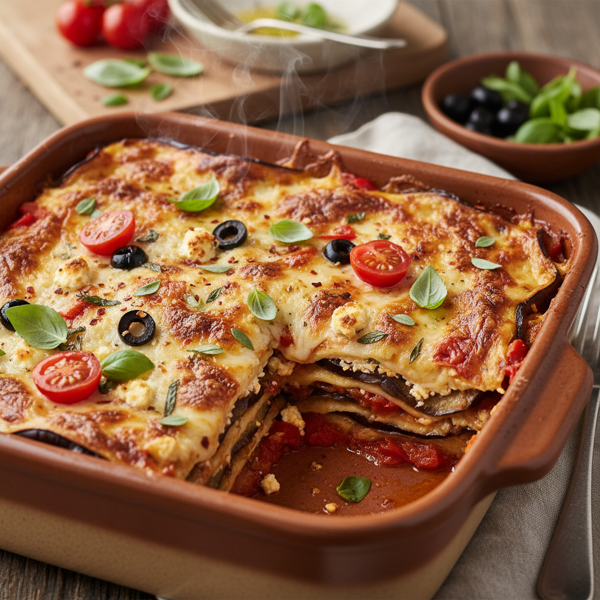 Mediterranean Eggplant Lasagna recipe
