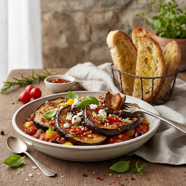 Mediterranean Eggplant Marinara recipe