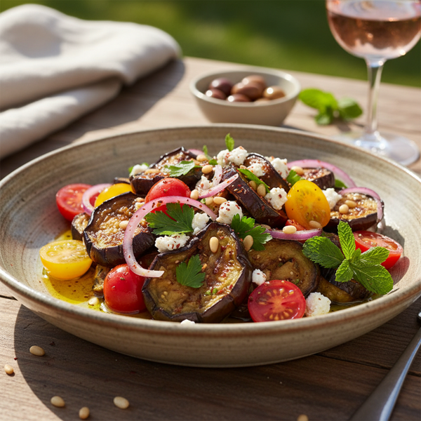 Mediterranean Eggplant Salad recipe