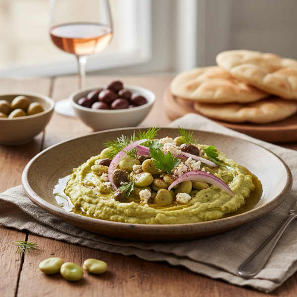 Mediterranean Fava Bean Delight recipe