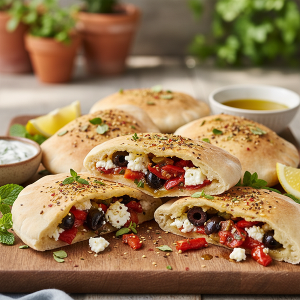 Mediterranean Feta Pita Packs recipe