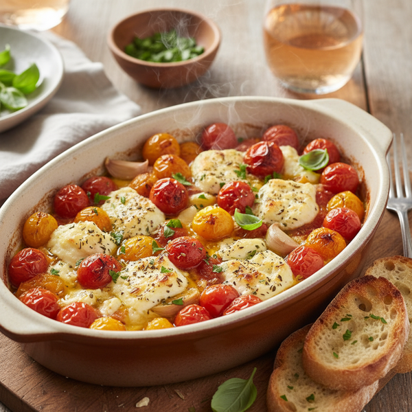 Mediterranean Feta & Tomato Bake recipe
