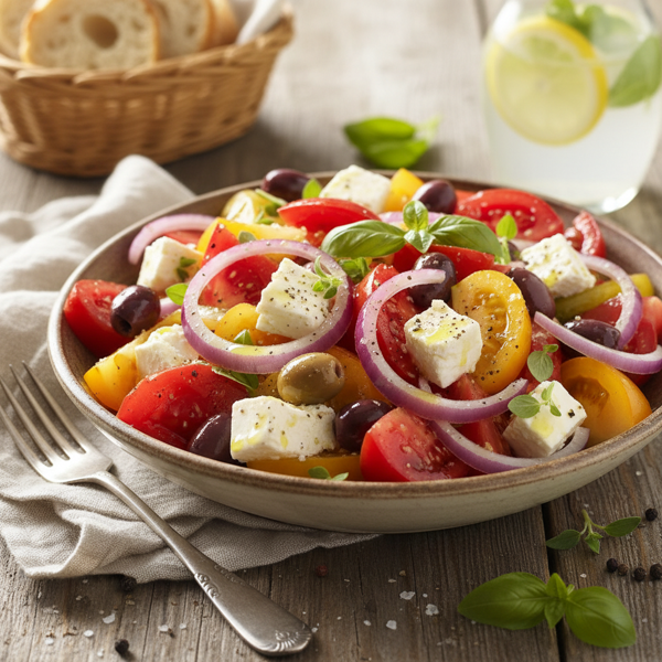Mediterranean Fresh Tomato Salad recipe